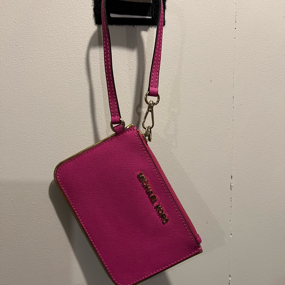 Michael Kors Pink Wristlet - Picture 5 of 6